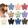 Flower Claw Clip 10 PCS Claw Clips, Hair Clips For Women Non Slip, Claw Clips for Thick Hair Women Girls Gifts, 10 Colors