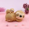 FUYU Cute Cartoon Animal Panda Sloth Piggy Bank Money Box Decoration