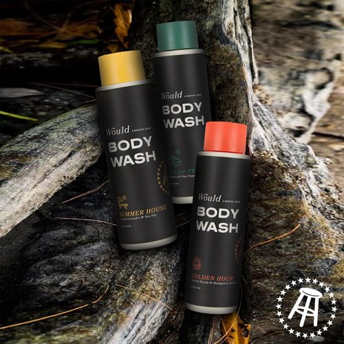 Would Men's Body Wash - 16.00 Fl Oz Moisturizing Dry Skin Formula - Coastal Lavender And Sea Salt Body Wash For Men - Hydrating Mens Soap Body Wash - 1 Pack