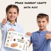 Joyful Artistry Kids Shabbat Stickers, 8 Jewish Shabbath Sticker Sheets, Kabbalat Shabbat, Shabbat Stuff, Shabbat Toy, Jewish Stickers, Shabbat Kids Set, Shabbat Crafts for Kids (8)