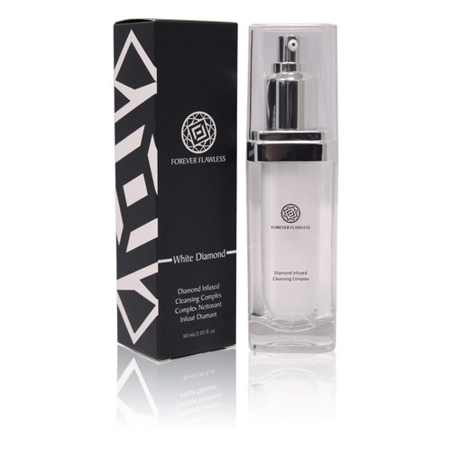 Forever Flawless Best Facial Cleanser with 100% White Diamond Infused Powder, Antioxidants, Vitam...
