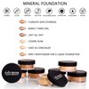Bellaterra Cosmetics Mineral Powder Foundation | Long-Lasting All-Day Wear | Buildable Sheer to Full Coverage – Matte | Sensitive Skin Approved | Natural SPF 15 (Cinnamon) 9 grams