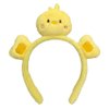 Cute Cartoon Plush Doll Hairband Women Men Yellow Chicken Duck Headband Funny Heart Patterned Animal Ears Hair Band
