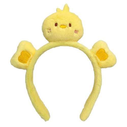 Cute Cartoon Plush Doll Hairband Women Men Yellow Chicken Duck Headband Funny Heart Patterned Animal Ears Hair Band