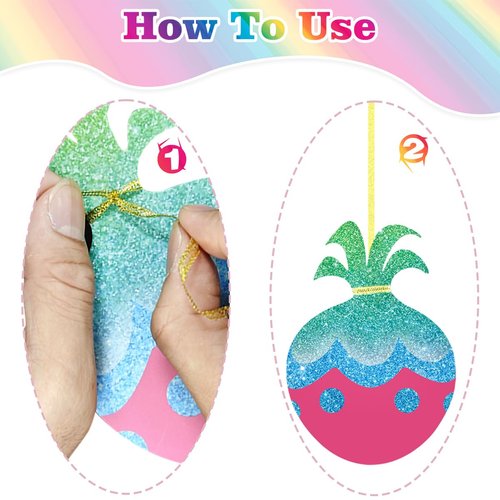 Pods Theme Hanging Decorations,10 Set Magic Hair Hanging Decor for Birthday Party Decorations Ceilings Borderless Cutting Supplies