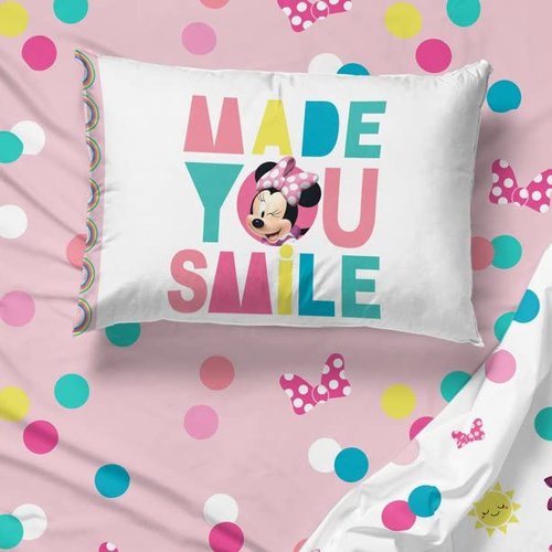 Minnie Mouse Made You Smile Full 4 Piece Sheet Set