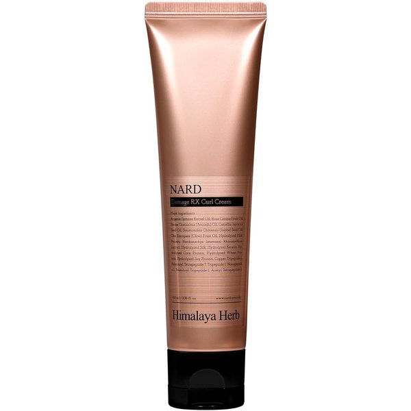 NARD Damaged Hair Care RX Curl Cream - Elastic, Volume, and Frizz-Free Curls (Containing Amino Acids, Protein, Keratin, Silk, 11 Peptides, Vitamin E, and 6 Oils) - 3.38 oz