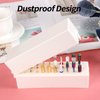 Anfigo Nail Drill Bits Holder, 30 Holes Dustproof Efile Bit Organizer Case Container for Acrylic Nail Drill Bits Nail Efile Bits Manicure Tools (Not Included Nail Drill Bits)