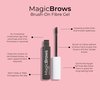 MCoBeauty Precision Brow Pencil - Sculpt And Style For Perfect, Precise, Natural Looking Brows - Fine-Tip Applicator - Water And Sweat Resistant Formula That Lasts All Day - Medium/Dark - 0.025 oz