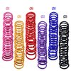 WKJHO 120PCS Multicolour Hair Ties for Women Girl,Black Elastics Hair Ties No Damage Ponytail Holder for Thick/Thin Hair Accessories,Soft Cotton Cloth Seamless Hair Bands