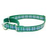 Sylvans Plaid Martingale Dog Collar (MD-3/4 x16-25, Isle of Skye-Green/Green Plaid)