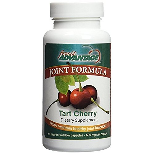 Fruit Advantage Montmorency Tart Cherry Capsules Joint Formula 1200 mg per serving - 60 Vegetarian Capsules (6-Pack)