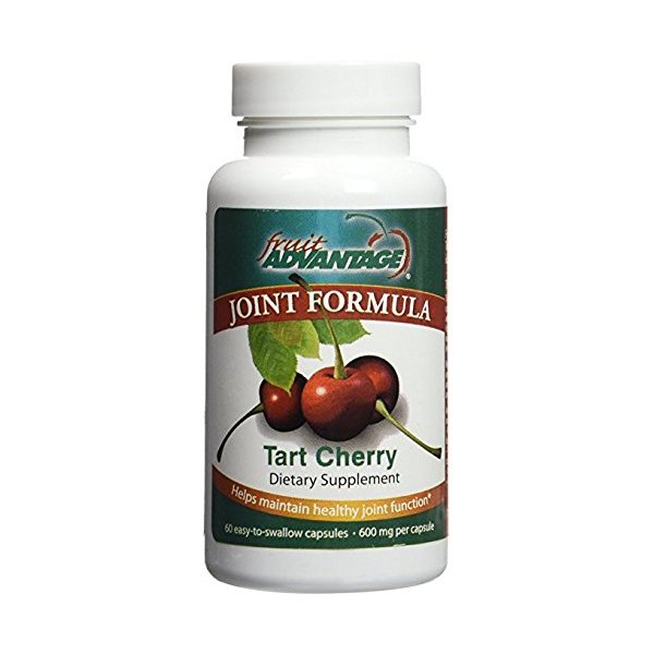Fruit Advantage Montmorency Tart Cherry Capsules Joint Formula 1200 mg per serving - 60 Vegetarian Capsules (6-Pack)