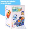 Liberty Imports My First Cartoon RC Remote Control Cars for Toddlers Ages 1-3, Radio Control Toy for Baby, Kids 18 Months+ (2 Pack)
