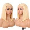 Blonde Bob Wig Human Hair 613 Lace Front Wig Human Hair 13X4 lace Front Bob Wig Human Hair Pre Plucked With Baby Hair 180% Density 613 Short Bob Wigs Human Hair for Women 16 Inch
