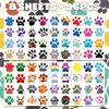96 PCS Dog Cat Paw Print Puppy Temporary Tattoos Stickers Themed Birthday Party Decorations Supplies Decor Favors Let’s Pawty Pupply Pet Tattoo Sticker Gifts For Kids Boys Girls School Prizes Carnival