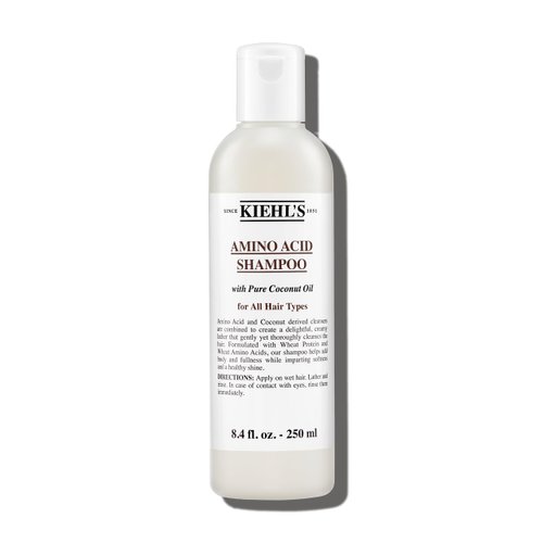 Kiehl's Amino Acid Shampoo, with Amino Acids and Coconut Oil to Clarify and Cleanse, Helps Strengthen Hair, Prevent Breakage, Suitable for All Hair Types, Paraben-Free - 8.4 fl oz
