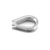 YAMASO 50pcs 1/16" M2 Stainless Steel Thimble for Diameter Wire Rope Cable Thimbles Rigging