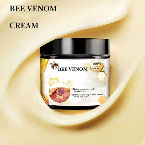 Bee Venom Repair Cream, Hydrating Moisturizing Cream, Natural Honey Bee Venom Repair Cream Remove Spots for Men&Women, Bee Venom Moisturizing Cream for All Parts of the Body 2 OZ