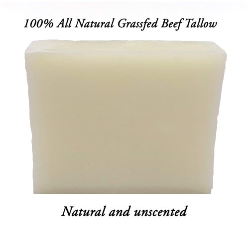 HUNTER CATTLE CO. EST'D 2004 HC Meadow Bloom Tallow Bar Soap - Unscented 2 Pack - Made with All Natural 100% Grass Fed Tallow Handmade Soap Bar - Great for Face or Body Soap
