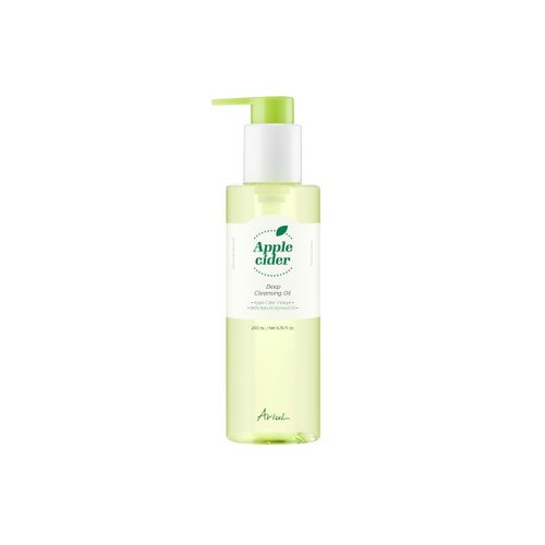Ariul Apple Cider Deep Cleansing Oil Cleanser for Face, Mekeup Blackhead Remover, lightweight fresh water oil 200mL / Net 6.76 fl. oz.