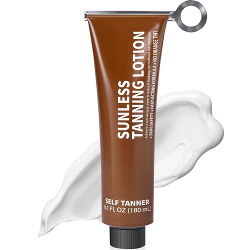 Bff Beauty Garden Self Tanning Lotion, Tube Squeezer Reusable for Easy Use, Body Hydrating Self Tanning Cream, Streak-Free, Fake Tan & Quick Tan for Natural-Looking Bronzer Glow for Women & Men