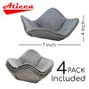 Aticca Microwave Bowl Cozy Holders for Hot Food Set of 4 Hot Pads for Bouillon Cups Multipurpose Heat Proof Plate Holder