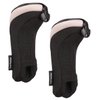 Golf Builder 2pcs/set Golf Club Hybrid Head Covers Utility UT Cover with Interchangeable Number Tag (Black)