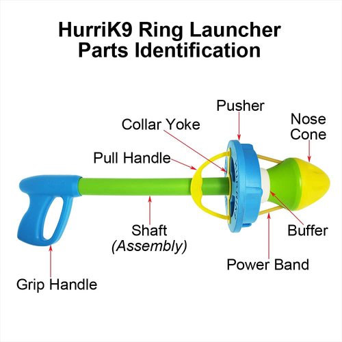 HurriK9 - Flying Ring Launcher - Replacement Part - Power Band Set