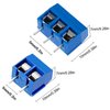 Tnisesm/70pcs 2 Pin & 3 Pin 5mm/0.2inch Pitch PCB Mount Screw Terminal Block Connector (Can be Spliced) TN-T03B