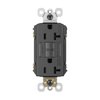 Legrand radiant 2097TRBKCCD4 20 Amp GFCI Self Test Tamper Resistant Decorator Duplex Outlet, Black (1 Count)