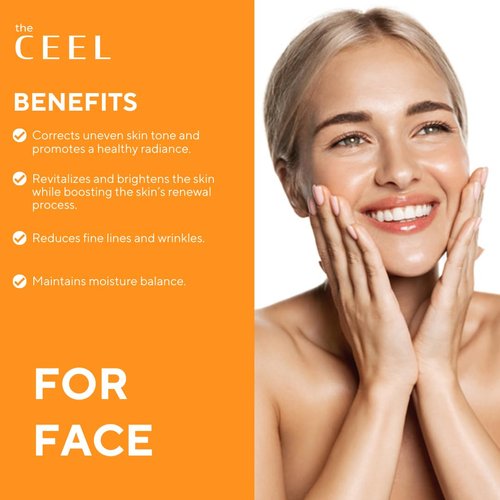 The Ceel Vitamin C Face Serum | Brightening, Moisturizing and Anti Aging Serum for Dark Spots, Wrinkles | Vitamin C serum for Face with 20% Pure Vitamin C, Ferulic Acid and Vitamin B5 |1.fl.oz(30 ML)