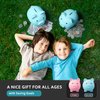 Piggy Bank for Kids Adults, Vcertcpl Unbreakable Plastic Piggy Bank Coin Bank Money Saving Box for Cash Saving, Kids Bank Money Jar Adults, Piggy Bank for Boys Girls, Gift Toys Banks for Kids (Blue)
