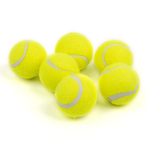Pet Prime Dog Toy Tennis Ball 6 Pcak 2 Inch for Automatic Ball Lanucher Interactive Pet Balls for Exercise Training Play Fetch for Small to Meidum Breed