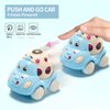 Toy Cars for Toddler Girl Valentine's Day Gift Push and Go Rattle Car, Toddlers Push Cars Play Car Toys, Valentines Day Gifts for Toddler Girls Rattles Noisy Cars Trucks Active Toddler Girl Toys