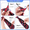 Geyoga 6 Pcs Zipper Ties for Boys Girls Men Women Pre Tied Adjustable Necktie for School Uniform Graduation Business Wedding (Classic Style)