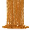 24PCS Bead Necklace, Orange Bead Necklaces Party Favors, 33" Mardi Gras Necklaces Women and Men, Festival Parade Throw Accessories for Mardi Gras Halloween Wedding Celebrations Decorations