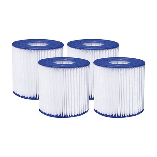 Summer Waves 4.13" x 3.75" Type D Filter Cartridge (4 Pack)