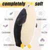DENTRUN Penguin Stuffed Animals Bulk, Cute Penguin Plush Doll Play Toys for Kids Girls Boys Adults Birthday Xmas Halloween Present Adorable Soft Plushies, 12.20/18.11/22.44/25.98 Inchs, Blue, Black