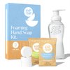 Fabtab Plant-based, Plastic-free Hand Soap Kit - Foaming Hand Wash Tablets - Refreshing Variety Scents - No Harsh Chemicals - 3x 11.09 Fl Oz Glass Bottles