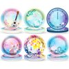 Justforjoyful 48 Guests Music Themed Birthday Decoration Disposable Tableware Plates and Pop Singer Themed Party Supplies for Girls Birthday Party Fans Celebration