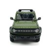 2-Door Convertible Bronco Badlands Model Car 1/36 Scale Diecast Toy Cars Metal Alloy Children’s Vehicles, Pull Back Doors Open, Black Rim, Mens Collection, Kids Toys for Boys Gifts, Cake Topper, green
