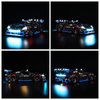 Kyglaring LED Lighting Kit for Lego TPorsche GT4 e-Performance Race Car Model Set, Compatible with Lego 42176,Lego Sets Not Included(Classic Version)