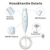 Oral Hygiene Accessories Replacement Hose and Handle Parts Compatible with Waterpik' Water flosser WP-100 WP-300 WP-660 WP-900, Pack of 1 Handle Hose
