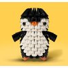 Tricofun Creative Soft Building Blocks, Cute Animal kit Assembling Building Toys Gifts for Kids and 6+ Interactive Building Toy for Kids, Boys, and Girls (1101-PENGUIN)