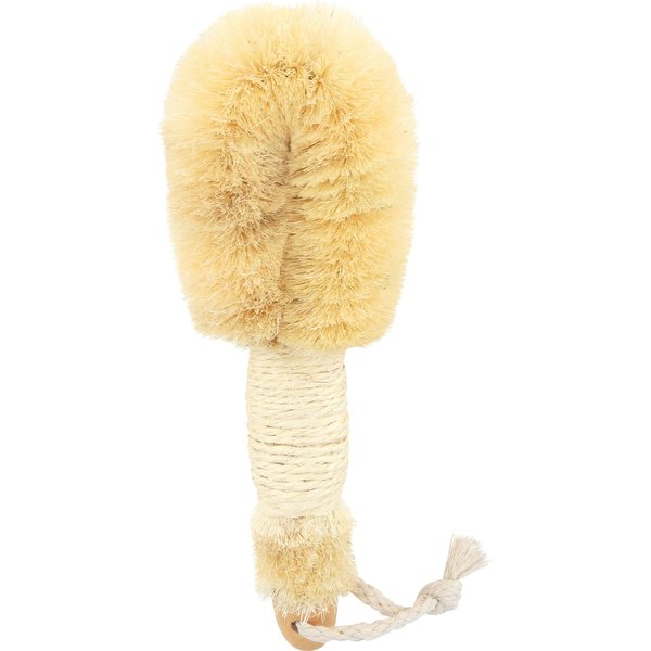 Baudelaire Sisal Bath Brush for Shower - 9 in - Traditional Japanese-Style Loofah Brush for Excellent Body Exfoliation - Essential Back Scrubber That Freely Removes Dead Cells.