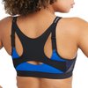 Champion womens Motion Control Zip Sports Bra, Surf the Web, 36B US