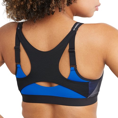 Champion womens Motion Control Zip Sports Bra, Surf the Web, 36B US