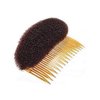 2Pcs Charming Bump It Up Volume Inserts Hair Comb Do Beehive Hair Stick Bun Maker Tool Hair Base Styling Accessories for Women Lady Girl (Brown)
