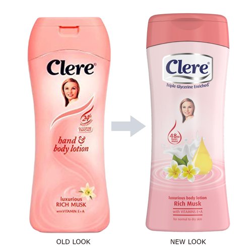 CLERE Hand and Body Lotion, Luxurious Rich Musk